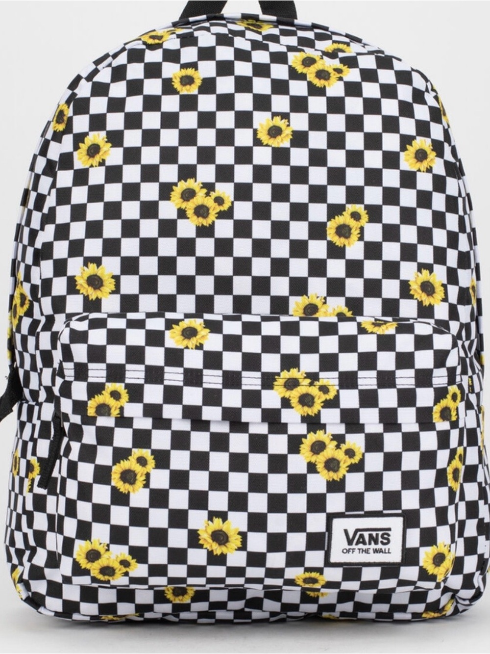 VANS Realm Sunflower Checkerboard Backpack